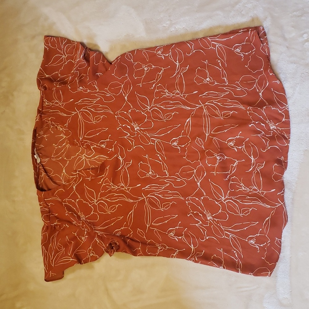 Maurices ruffle sleeve blouse